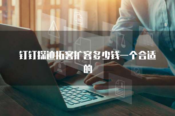 钉钉探迹拓客扩容多少钱一个合适的