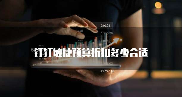 钉钉敏捷预算折扣多少合适