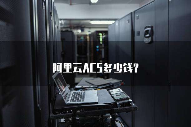 阿里云ACS多少钱?