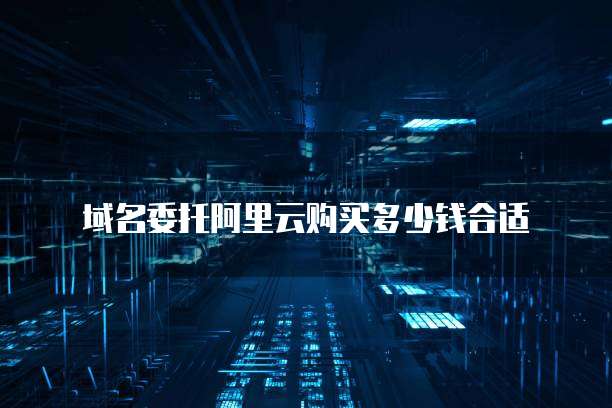域名委托阿里云购买多少钱合适