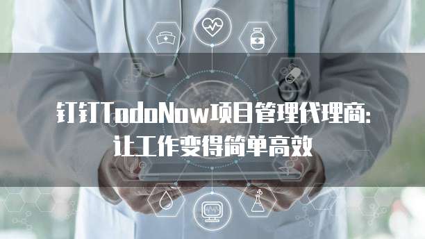 钉钉TodoNow项目管理代理商:让工作变得简单高效