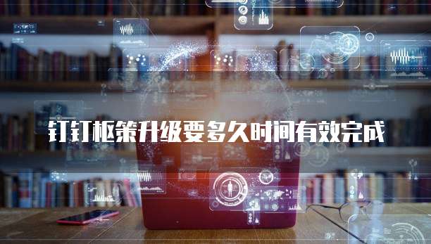 钉钉枢策升级要多久时间有效完成