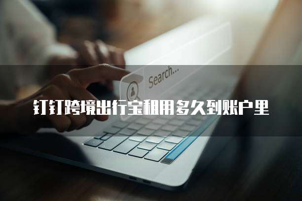 钉钉跨境出行宝租用多久到账户里