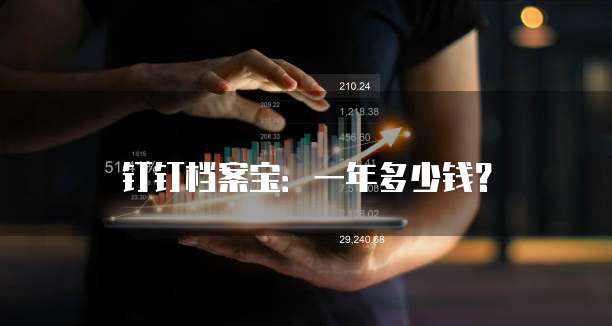 钉钉档案宝:一年多少钱?