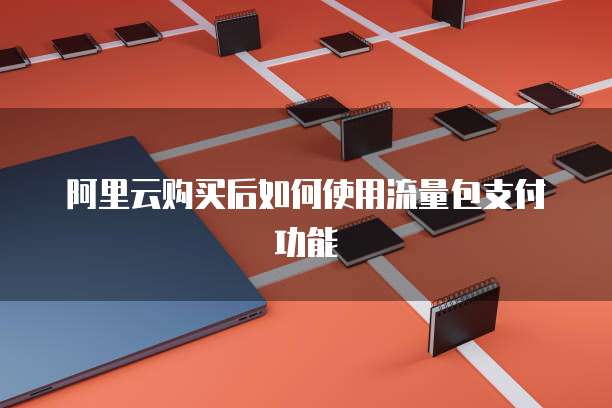 阿里云购买后如何使用流量包支付功能
