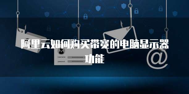 阿里云如何购买带宽的电脑显示器功能