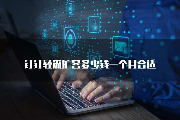 钉钉轻流扩容多少钱一个月合适