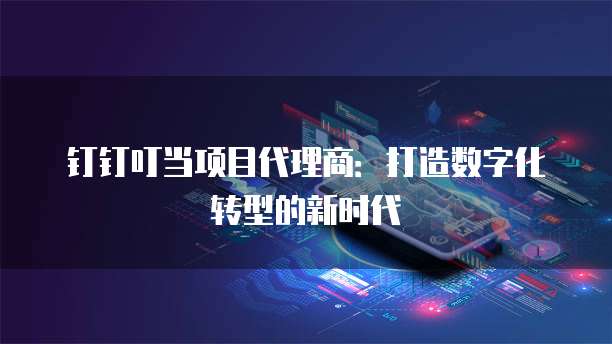 钉钉叮当项目代理商：打造数字化转型的新时代