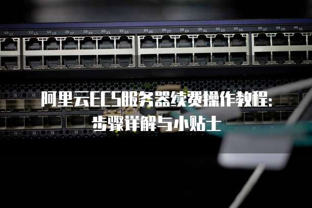 阿里云ECS服务器续费操作教程:步骤详解与小贴士