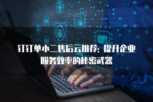 钉钉单小二售后云推荐: 提升企业服务效率的秘密武器
