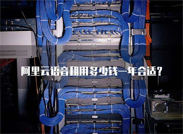 阿里云语音租用多少钱一年合适?