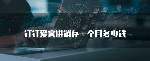 钉钉爱客进销存一个月多少钱
