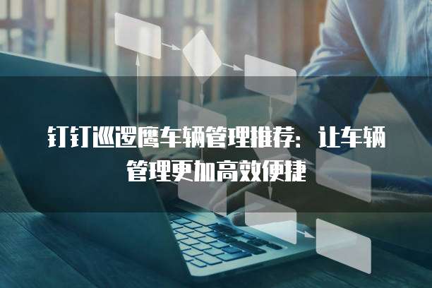 钉钉巡逻鹰车辆管理推荐:让车辆管理更加高效便捷