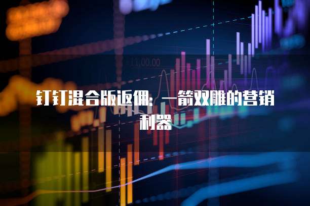 钉钉混合版返佣: 一箭双雕的营销利器