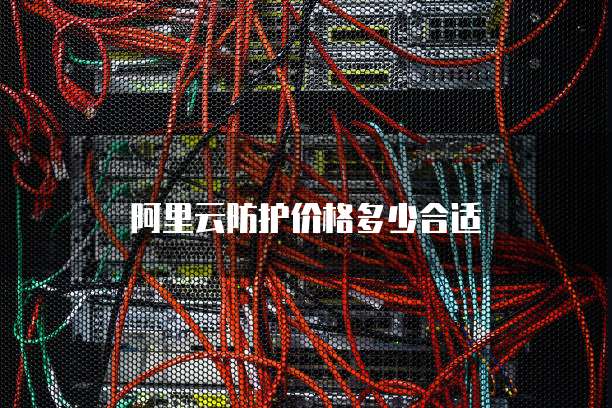 阿里云防护价格多少合适
