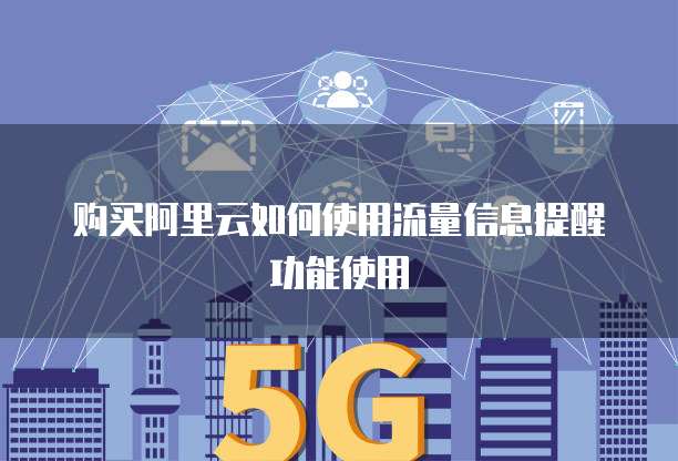 购买阿里云如何使用流量信息提醒功能使用