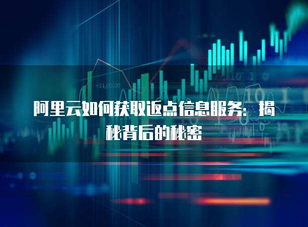 阿里云如何获取返点信息服务:揭秘背后的秘密