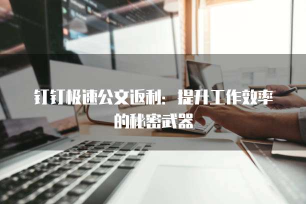 钉钉极速公文返利:提升工作效率的秘密武器