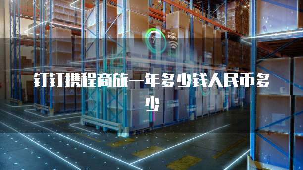 钉钉携程商旅一年多少钱人民币多少