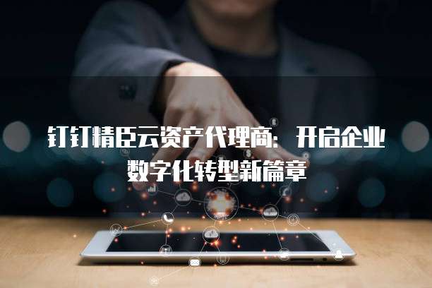 钉钉精臣云资产代理商:开启企业数字化转型新篇章