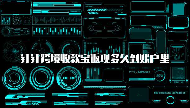 钉钉跨境收款宝返现多久到账户里