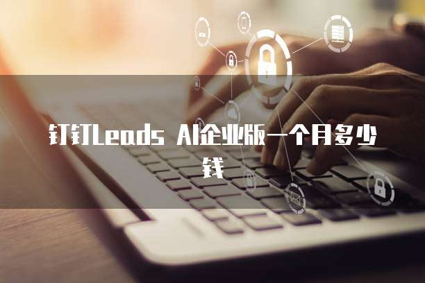 钉钉Leads AI企业版一个月多少钱