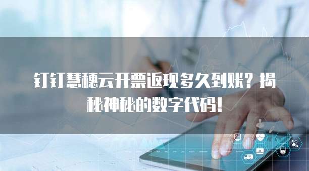 钉钉慧穗云开票返现多久到账？揭秘神秘的数字代码！