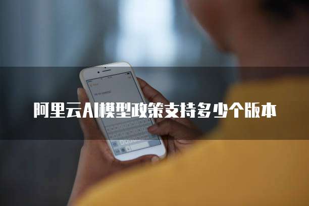 阿里云AI模型政策支持多少个版本