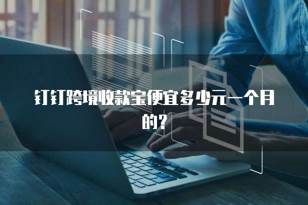 钉钉跨境收款宝便宜多少元一个月的?