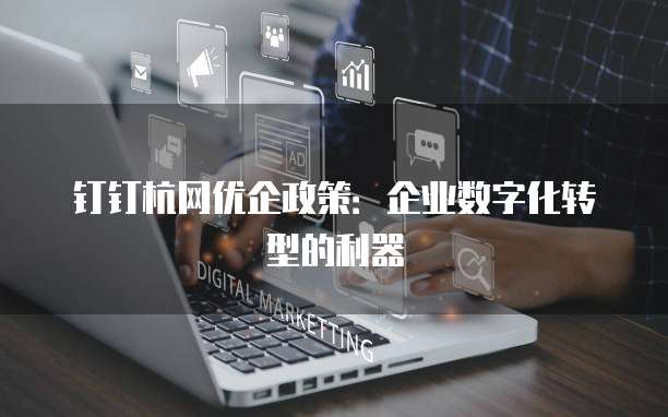 钉钉杭网优企政策:企业数字化转型的利器