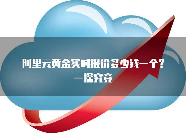 阿里云黄金实时报价多少钱一个?一探究竟