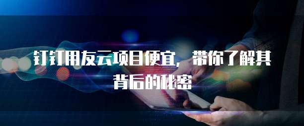 钉钉用友云项目便宜，带你了解其背后的秘密