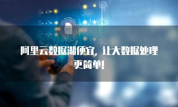 阿里云数据湖便宜, 让大数据处理更简单!