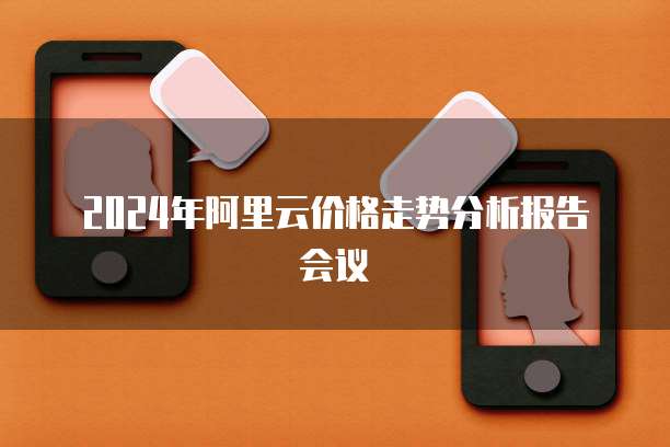 2024年阿里云价格走势分析报告会议