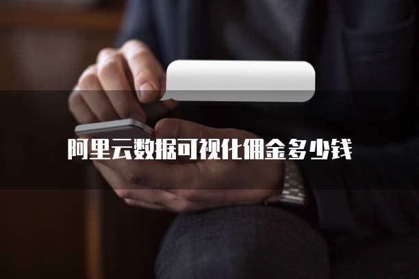 阿里云数据可视化佣金多少钱