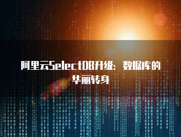 阿里云SelectDB升级：数据库的华丽转身