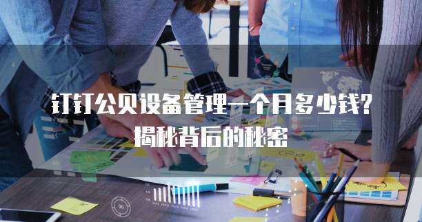 钉钉公贝设备管理一个月多少钱?揭秘背后的秘密