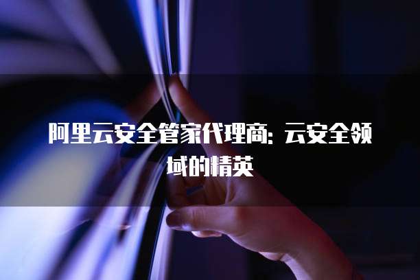 阿里云安全管家代理商: 云安全领域的精英