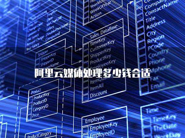 阿里云媒体处理多少钱合适