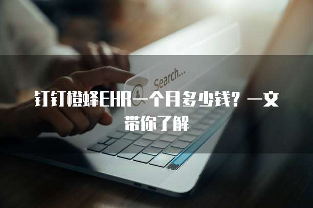 钉钉橙蜂EHR一个月多少钱?一文带你了解