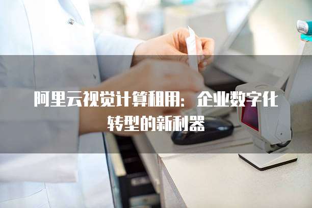 阿里云视觉计算租用:企业数字化转型的新利器