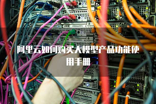 阿里云如何购买大模型产品功能使用手册