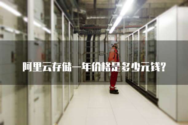 阿里云存储一年价格是多少元钱？