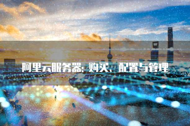 阿里云服务器: 购买、配置与管理