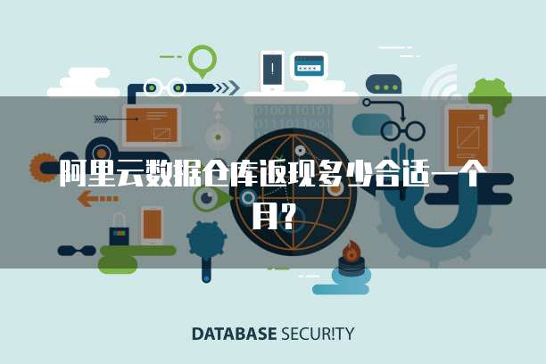 阿里云数据仓库返现多少合适一个月?