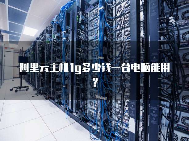 阿里云主机1g多少钱一台电脑能用?
