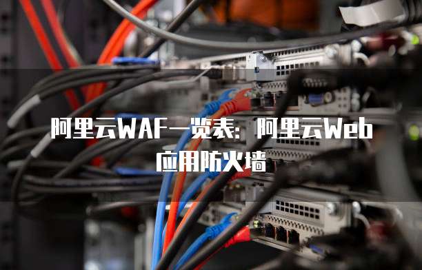 阿里云WAF一览表:阿里云Web应用防火墙