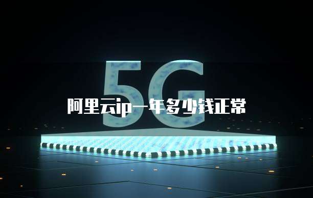 阿里云ip一年多少钱正常