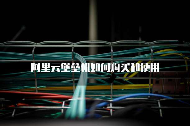 阿里云堡垒机如何购买和使用