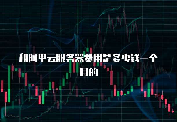 租阿里云服务器费用是多少钱一个月的